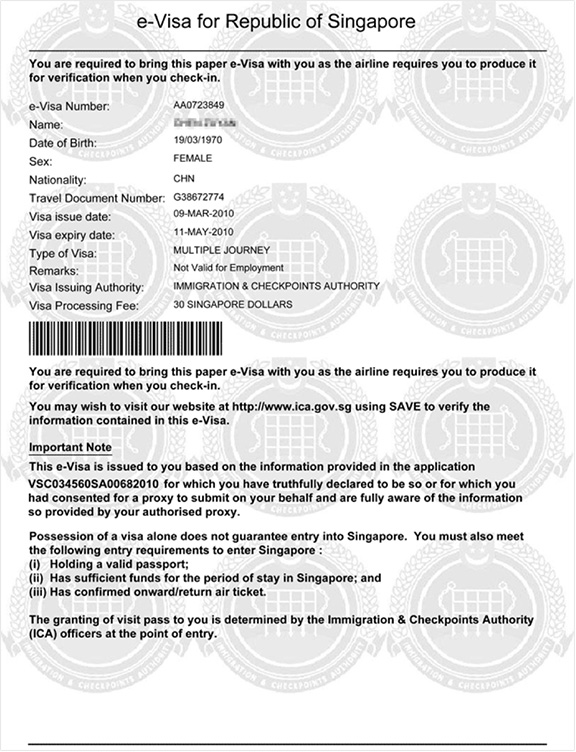 malaysian tourist visa from singapore